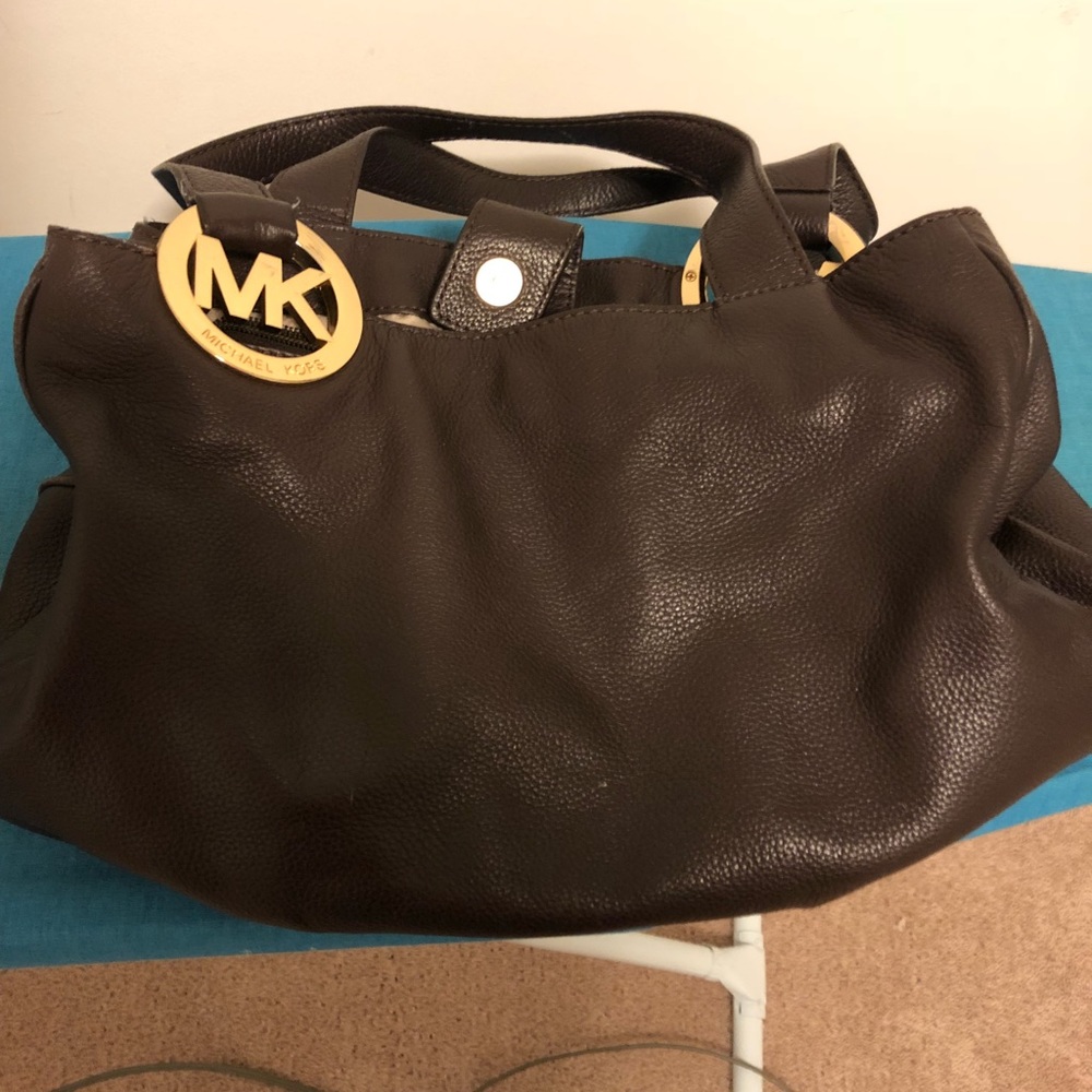 MK Hamilton Dark Brown Saddle Leather